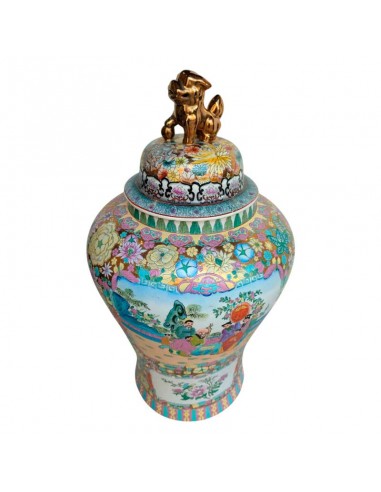 JARRON TIBOR PORCELANA SATSUMA 80x42