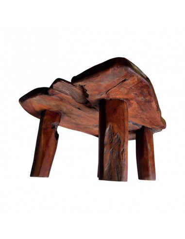 MESA CENTRO MADERA MACIZA RUSTICA 42x102