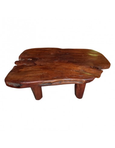 MESA CENTRO MADERA MACIZA RUSTICA 42x102