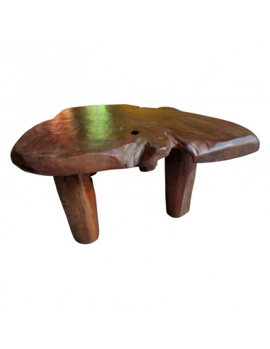 MESA CENTRO MADERA MACIZA RUSTICA 42x102