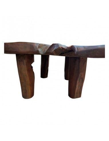 MESA CENTRO MADERA MACIZA RUSTICA 42x102