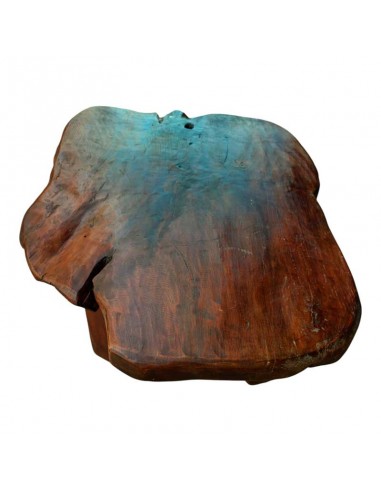 MESA CENTRO MADERA MACIZA RUSTICA 42x102