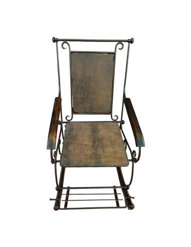 SET DE DOS MECEDORAS FORJA-MADERA 98x62