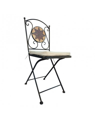 SET DE DOS SILLAS MOSAICO JARDIN 87x37