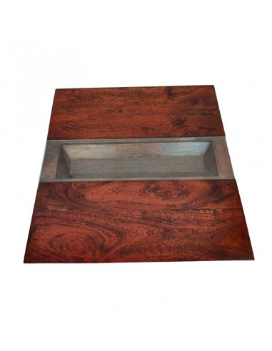 MESA BAJA CENTRO MADERA-VIDRIO 42x60