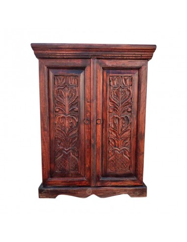 MUEBLE AUXILIAR PALISANDRO TALLADO...