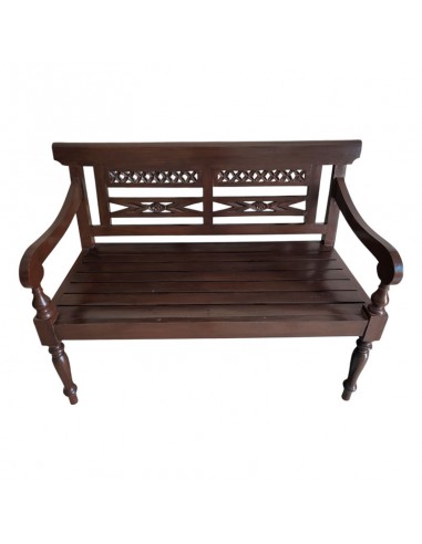 BANCO MADERA TECA NOGAL 90x124