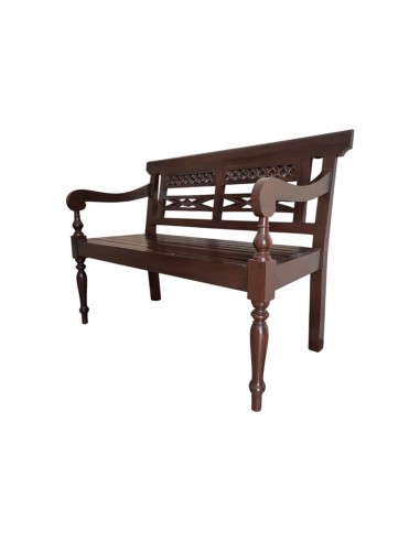 BANCO MADERA TECA NOGAL 90x124