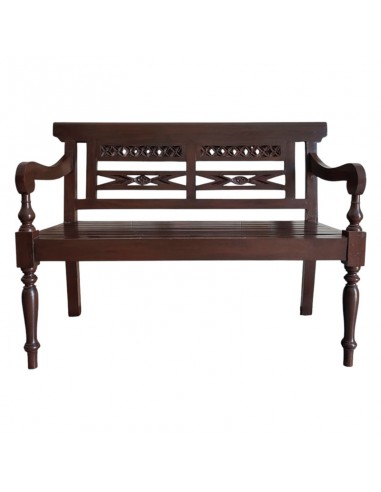 BANCO MADERA TECA NOGAL 90x124