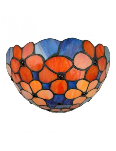 APLIQUE INTERIOR TIFFANY FLOR NARANJA...