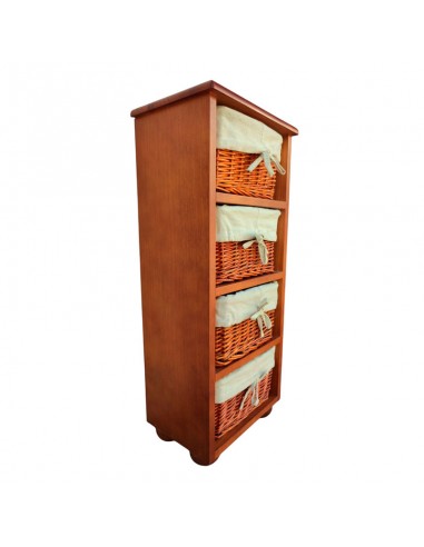 CAJONERA MADERA 4 CAJONES 72x30