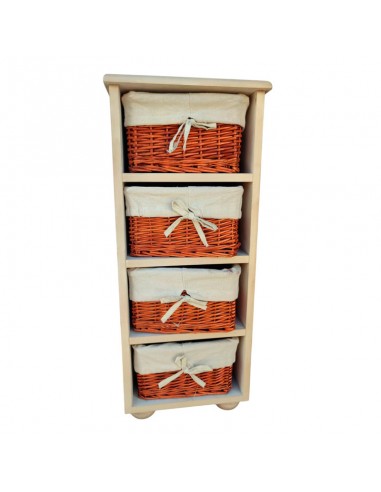 CAJONERA MADERA 4 CAJONES 72x30