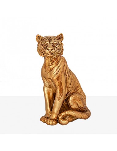 FIGURA TIGRE PLATEADO - DORADO 21x19