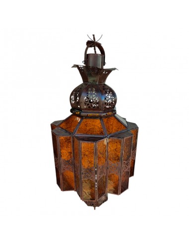 COLGANTE DE TECHO METAL Y VIDRIO 68x30