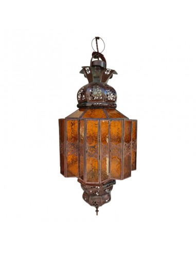 COLGANTE DE TECHO METAL Y VIDRIO 68x30