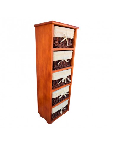 CAJONERA MADERA 5 CAJONES 89x30
