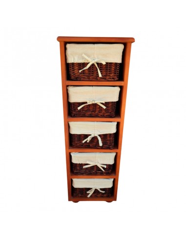 CAJONERA MADERA 5 CAJONES 89x30