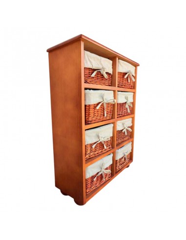 CAJONERA MADERA 8 CAJONES 72x57