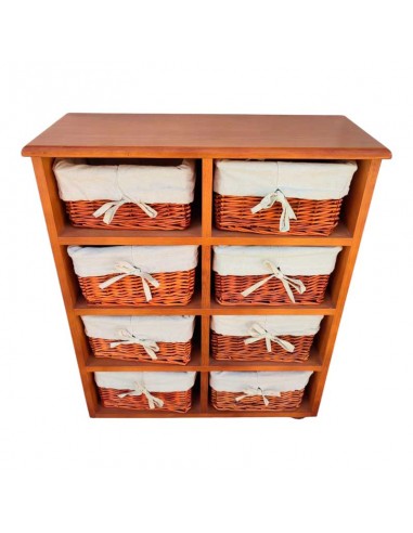 CAJONERA MADERA 8 CAJONES 72x57