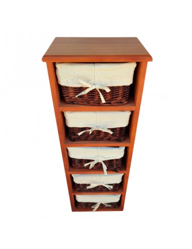 CAJONERA MADERA 5 CAJONES 89x30