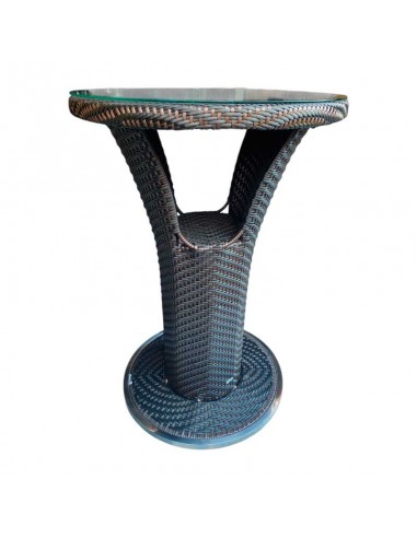 MESA ALTA NOGAL JARDIN 105x77