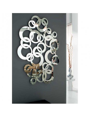 ESPEJO DECORATIVO AROS ENTRELAZADOS...