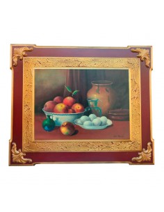 CUADRO BODEGÓN FRUTAS 52x62