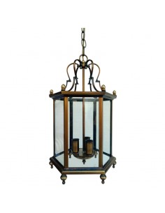 COLGANTE DE TECHO BRONCE 49x29