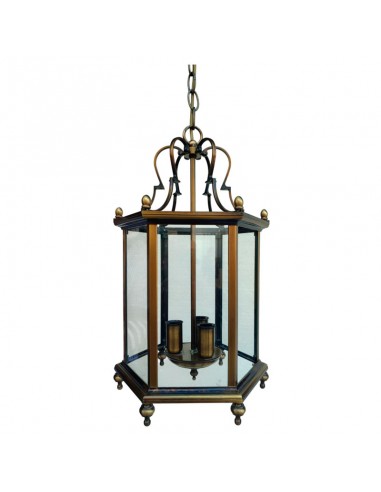 COLGANTE DE TECHO BRONCE 49x29