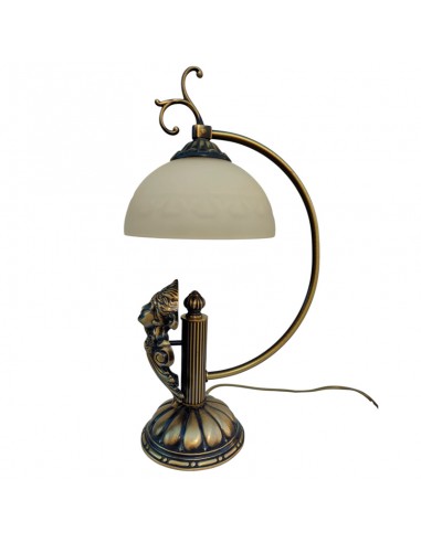 LAMPARA SOBREMESA SIRENA BRONCE 42 x16