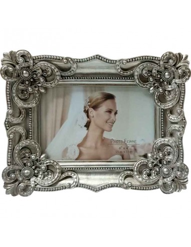 PORTAFOTO PLATA ENVEJECIDA 10x15