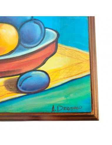 CUADRO CLASICO BODEGON JARRÓN AZUL 42x59