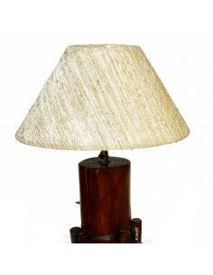 LAMPARA DE SOBREMESA MADERA RUSTICA 2