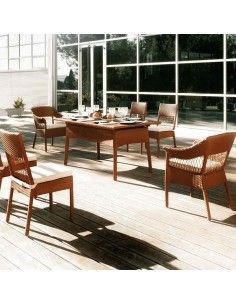 CONJUNTO DE JARDIN COLOR TABACO