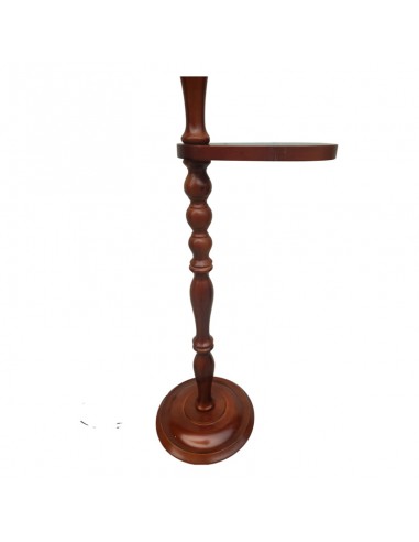 LAMPARA DE PIE MADERA CON ESTANTE Y...