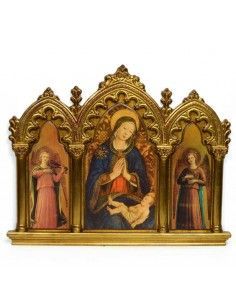 CUADRO CON IMAGEN DE VIRGEN