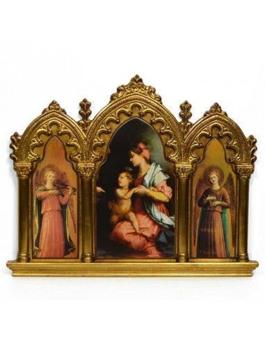 CUADRO CON IMAGEN DE VIRGEN