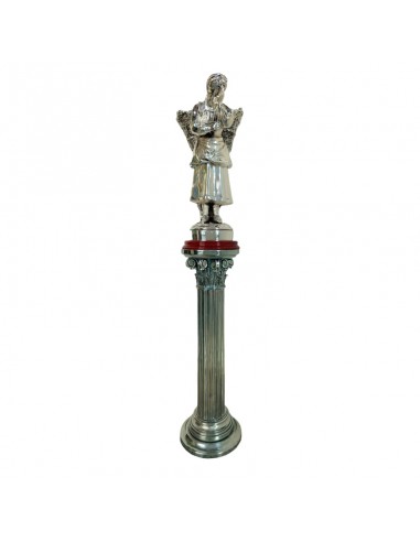 COLUMNA ANTIGUA PLATA 74x24
