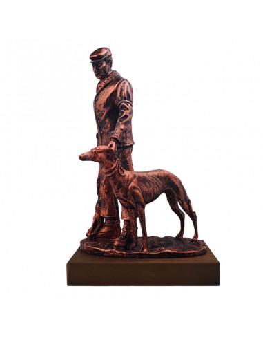 TROFEO GALGUERO CON GALGO 31x22