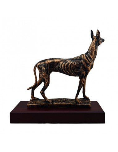 FIGURA PODENCO EN ORO Y PLATA 23x22