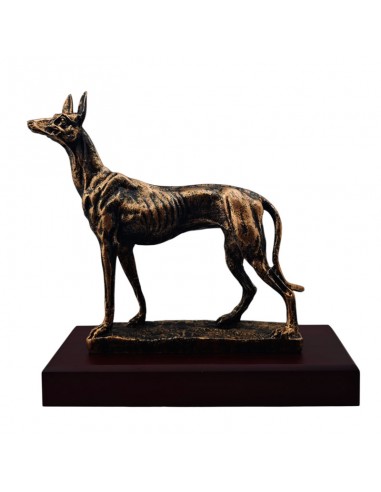 FIGURA PODENCO EN ORO Y PLATA 23x22