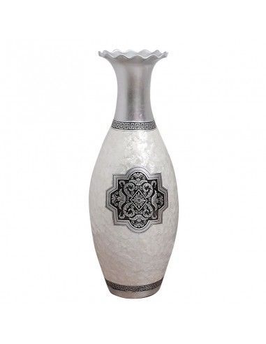 VASIJA DE CERAMICA Y NACAR