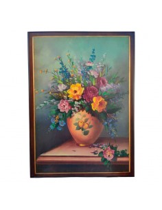 CUADRO JARRÓN CON FLORES /...