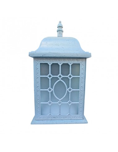 FAROL PARED ALUMINIO GRIS MOTEADO 45x22
