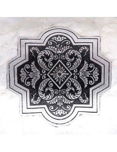 VASIJA DE CERAMICA Y NACAR