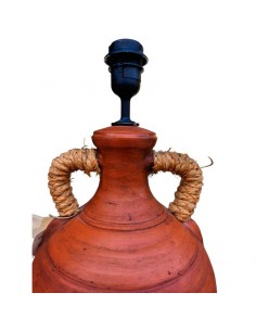 LÁMPARA ÁNFORA TERRACOTA Y... 2