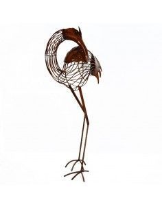 FIGURA FLAMENCO FORJA MARRON VIEJO 2