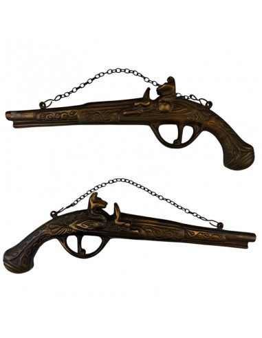 PAREJA DE PISTOLAS DE BRONCE...