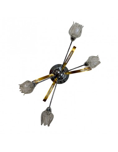 PLAFON DE TECHO DE CUATRO TULIPA FLOR