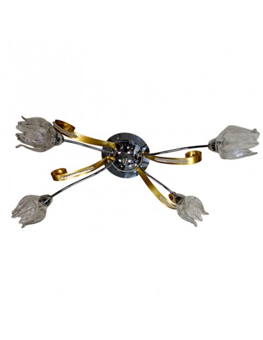 PLAFON DE TECHO DE CUATRO TULIPA FLOR